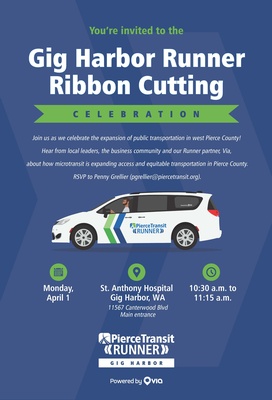 Ribbon Cutting - Pierce Transit Runner Program - Apr 1, 2024 - Gig